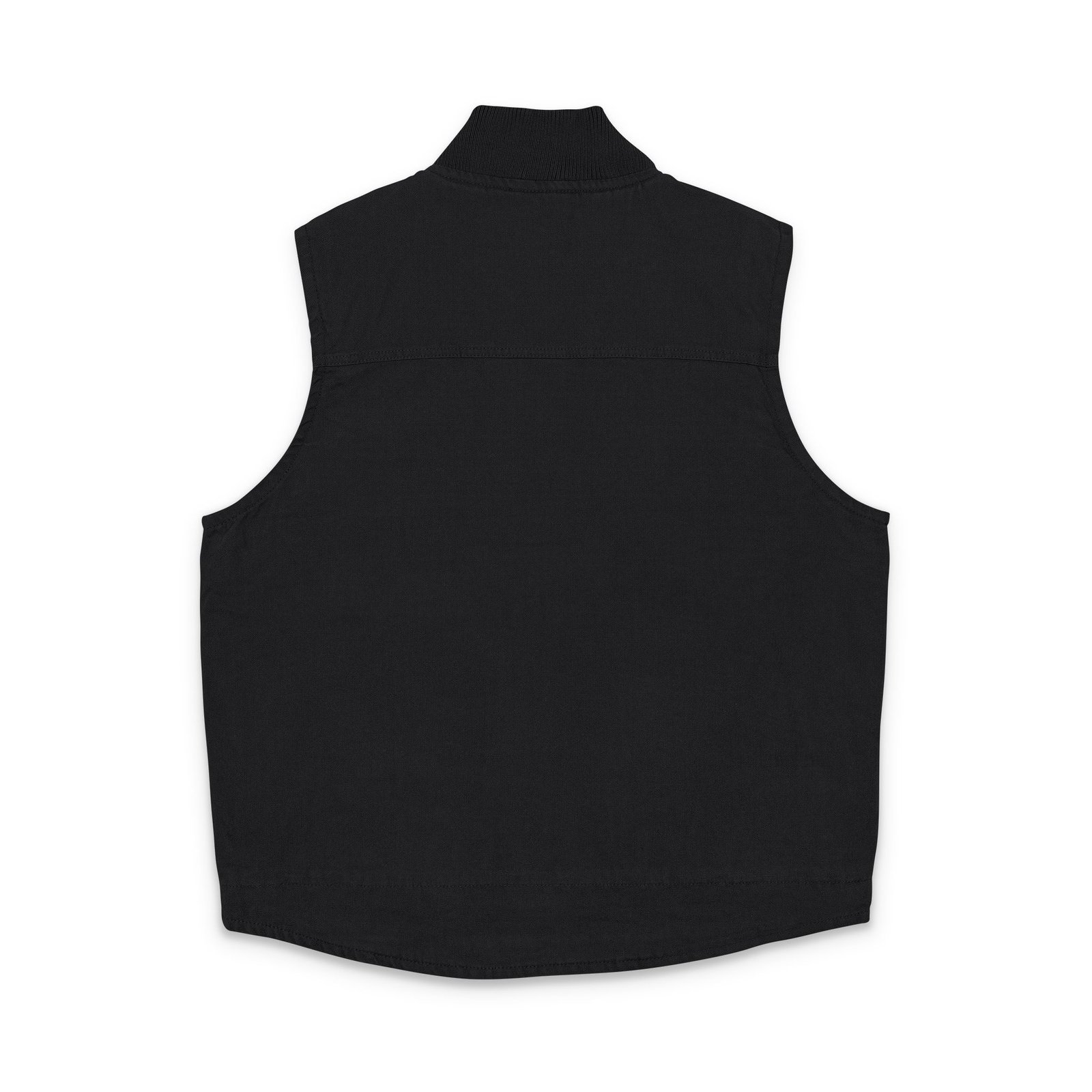 Embroidered Washed Duck Cloth Work Vest – Durable Utility Vest with Chest Logo - Image 2
