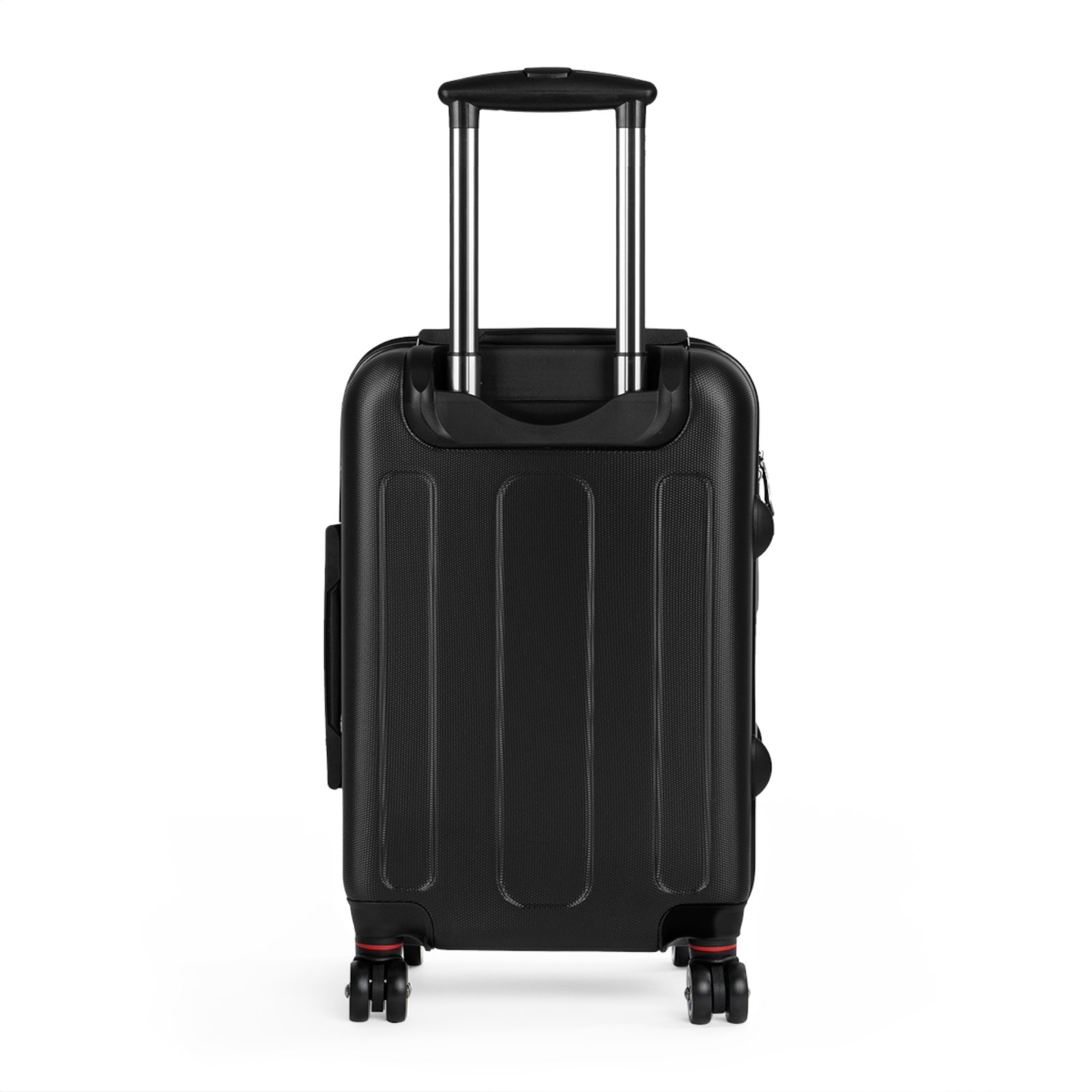 Crew Bold Text Carry-On Suitcase – Black Monogram Travel Luggage - Image 2