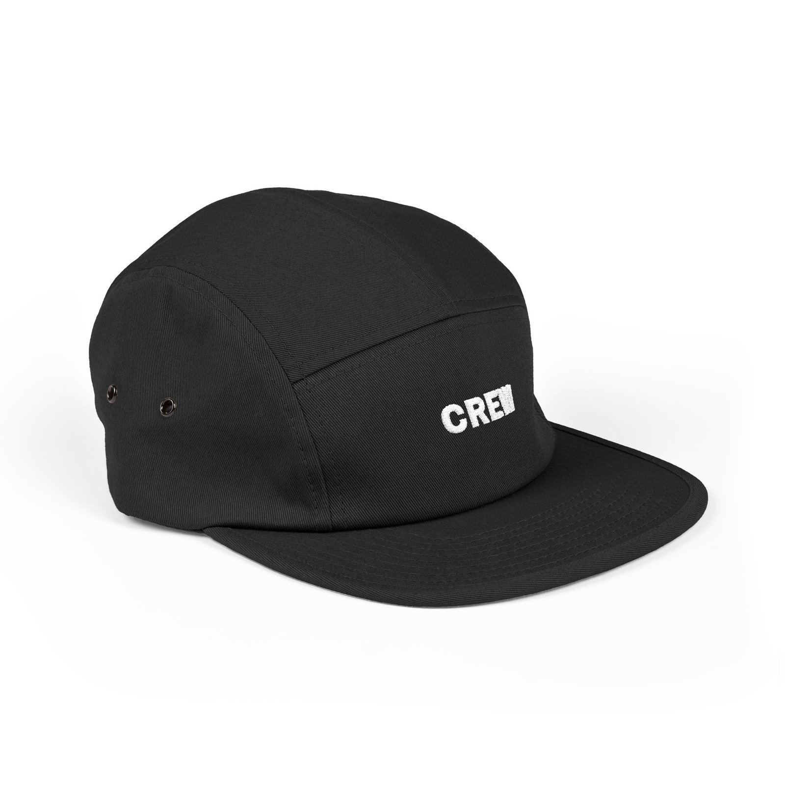 Crew Embroidered 5-Panel Cap — Minimal Streetwear Hat for Teams & Events - Image 3