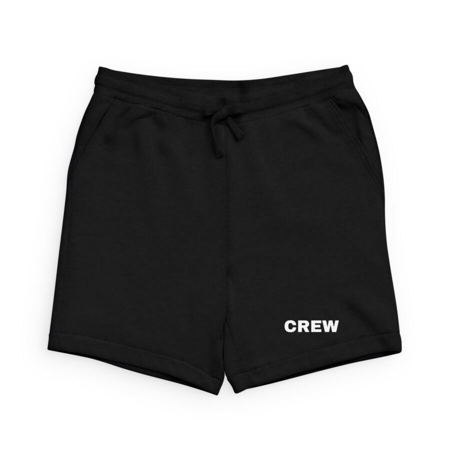 Crew Sponge Fleece Sweatshorts — Minimal Embroidered Lounge Shorts