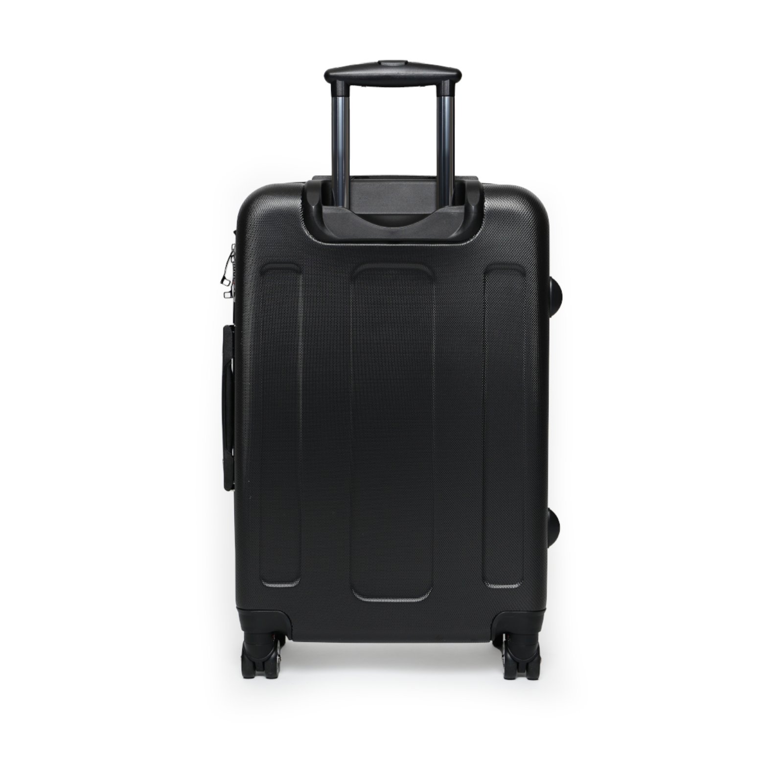 Crew Bold Text Carry-On Suitcase – Black Monogram Travel Luggage - Image 6